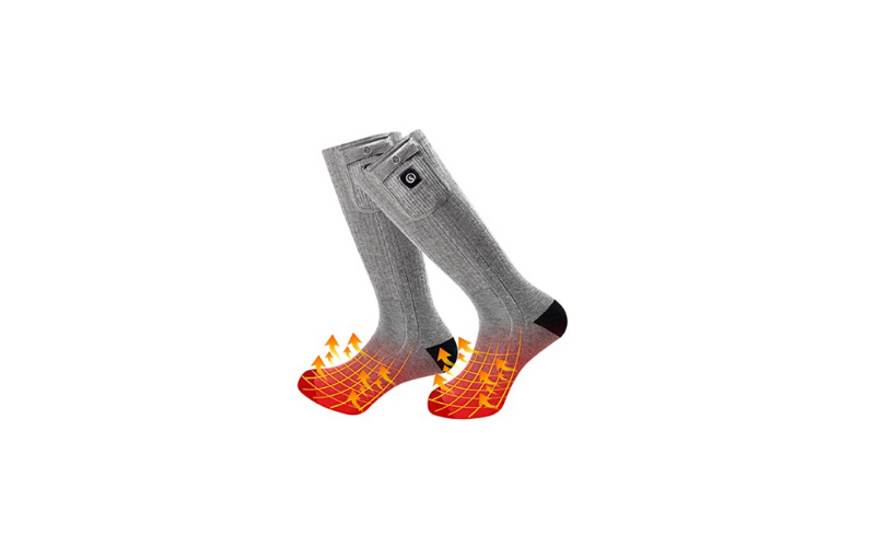 WISSBLUE Thick Heating Socks Outdoor, Used for Skiing Rechargeable Warm Socks