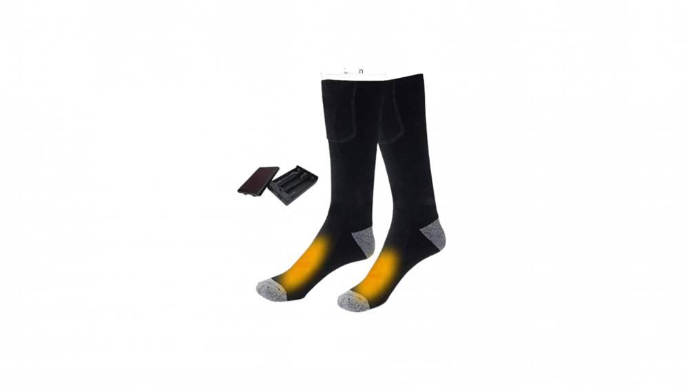 Details about   1 Pair Battery Heated Socks For Chronically Cold Feet Foot Warmers Electric Hot 
